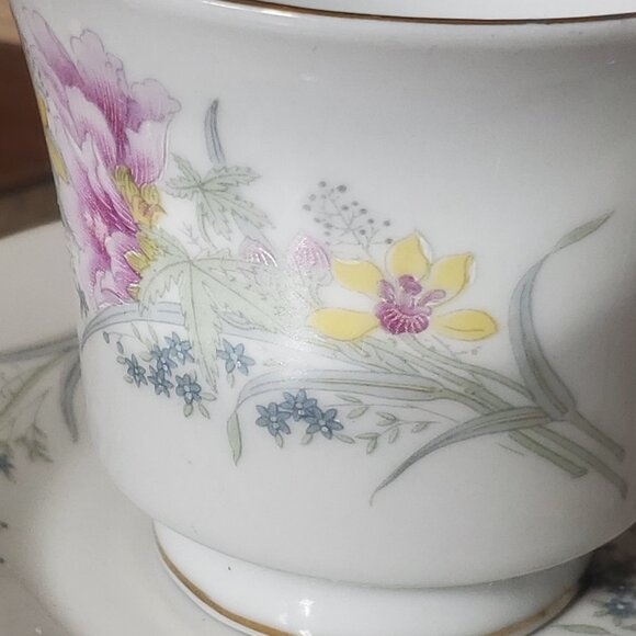 JAM2 by Jamestown Cup & Saucer Set - Pink&Yellow Floral 1970's - Picture 4 of 4